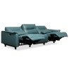 Bella Casa Laurence 3 Seater Recliner L.Blue
