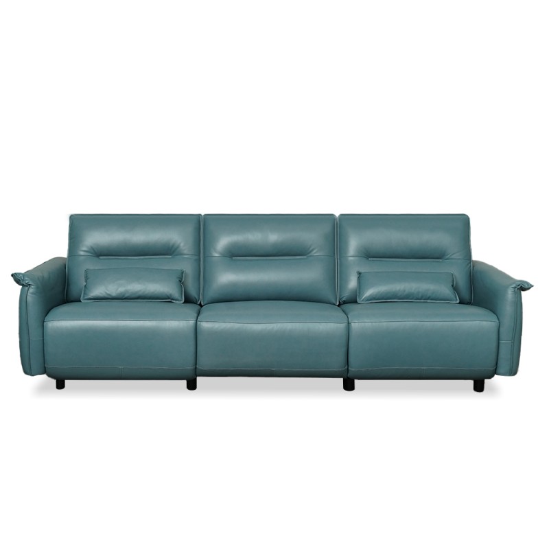 Bella Casa Laurence 3 Seater Recliner L.Blue