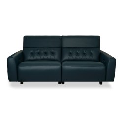 Leather Studio Tores 2 Seater Recliner D.Blue Col