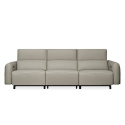 Bella Casa Fellini 3 Seater Recliner Beige