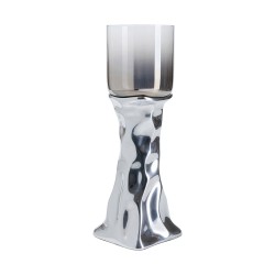 Kare Candle Holder Jade Silver 38cm Ref 54102