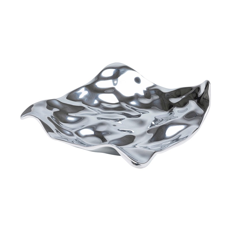 Kare Deco Bowl Jade Silver 31x29cm - Ref 54177