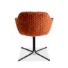 Kare Colmar Swivel Armchair Rust Red Ref 80044