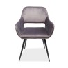 Kare San Francisco Chair with armrest Grey Ref 83314