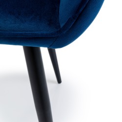 Kare San Francisco Chair with armrest Blue Ref 84759